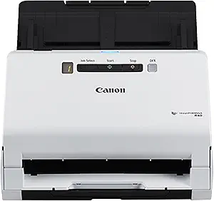 Canon imageFORMULA R40 - Office Document Scanner, Windows and Mac, Duplex Scanning, Easy Setup, Scans a Wide Variety of Documents, Scans to Cloud